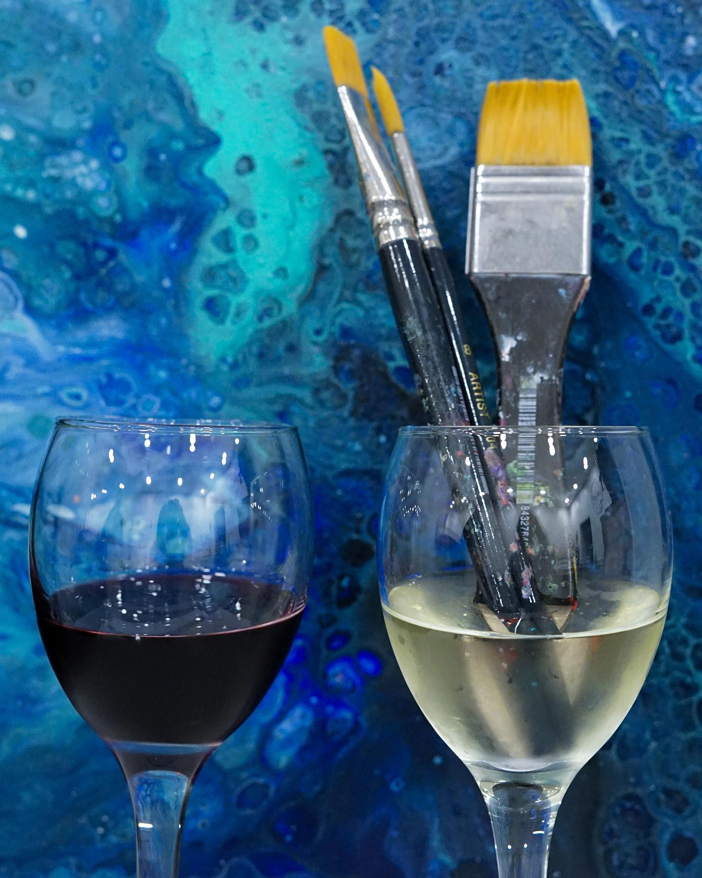 Pintar con Vino Malaga